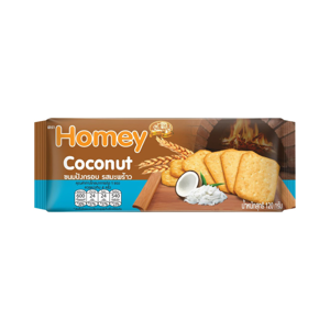 Homey Biscuits Coconut Flavor 120 g.