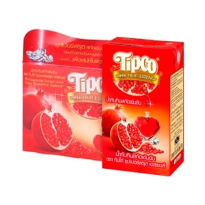 Tipco Super Fruit Essence Pomegranate Extract Juice 110ml. Pack 4