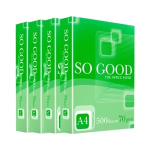 โซกูด กระดาษถ่ายเอกสาร A4 70 แกรม 500 แผ่น แพ็ค 5 รีม