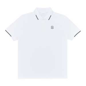เบสิโค เสื้อโปโลแขนสั้น สำหรับผู้ชาย รุ่น FSWN24Q2MM003 สีขาว_thumbnail