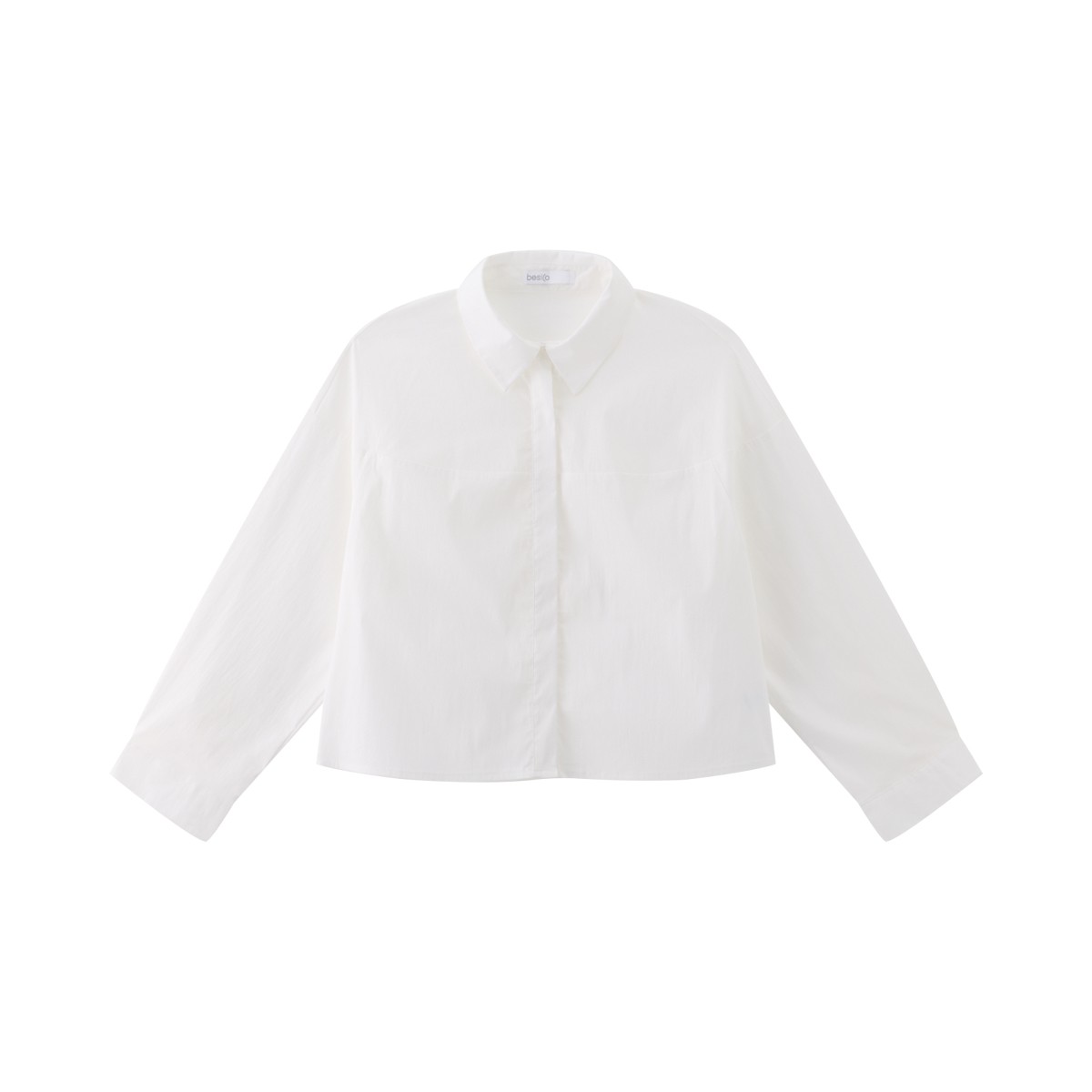 เบสิโค เสื้อเชิ้ตผู้หญิง สีขาว