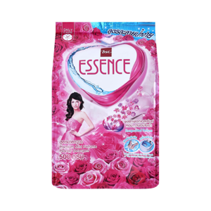 เอสเซ้นซ์ ผงซักฟอกสูตรมาตรฐาน สีชมพู 500 ก.