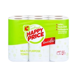 บิ๊กซี แฮปปี้ ไพรซ์ กระดาษอเนกประสงค์ 6 ม้วน
