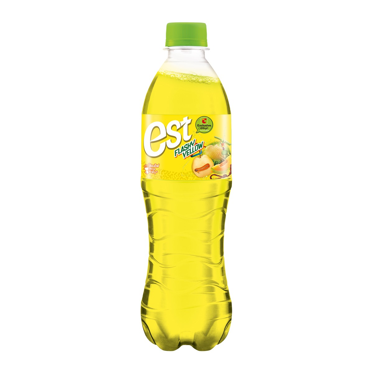 เอส น้ำหวานกลิ่นแคนตาลูป ผสมสาลี่หิมะ 515 มล.