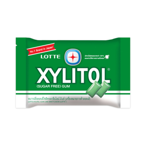 LOTTE XYLITOL GUM Lime Mint Flavor 11.6 g.
