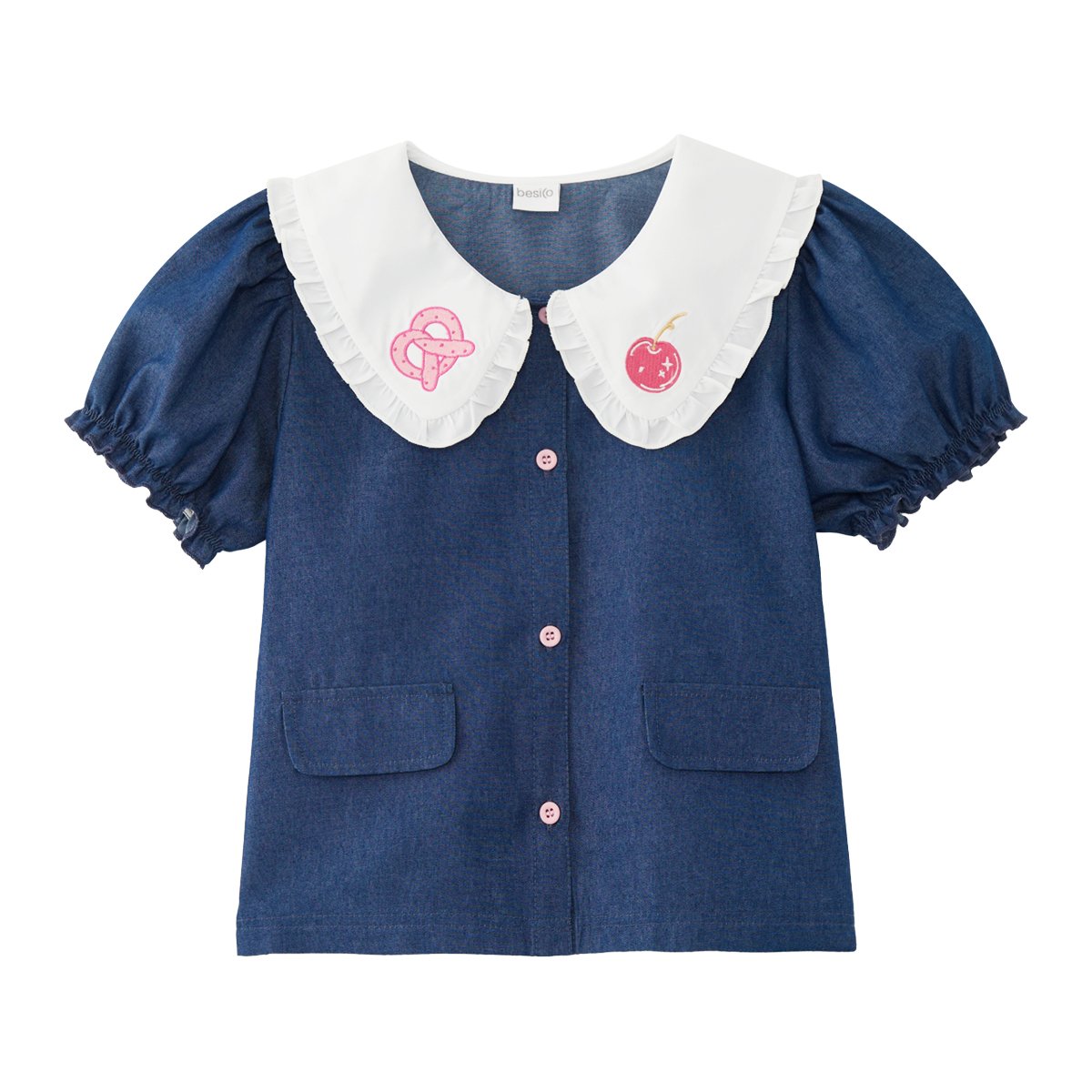 เบสิโค เสื้อยีนส์ สำหรับเด็กหญิง รุ่น FMMX2510LG002 สียีนส์