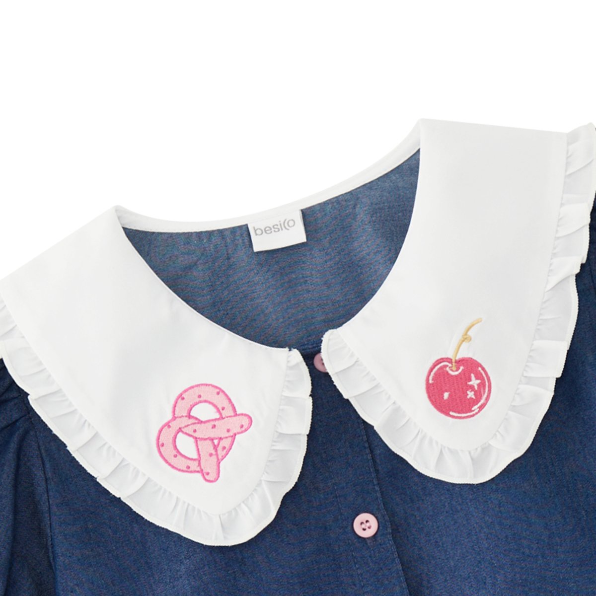 เบสิโค เสื้อยีนส์ สำหรับเด็กหญิง รุ่น FMMX2510LG002 สียีนส์_2