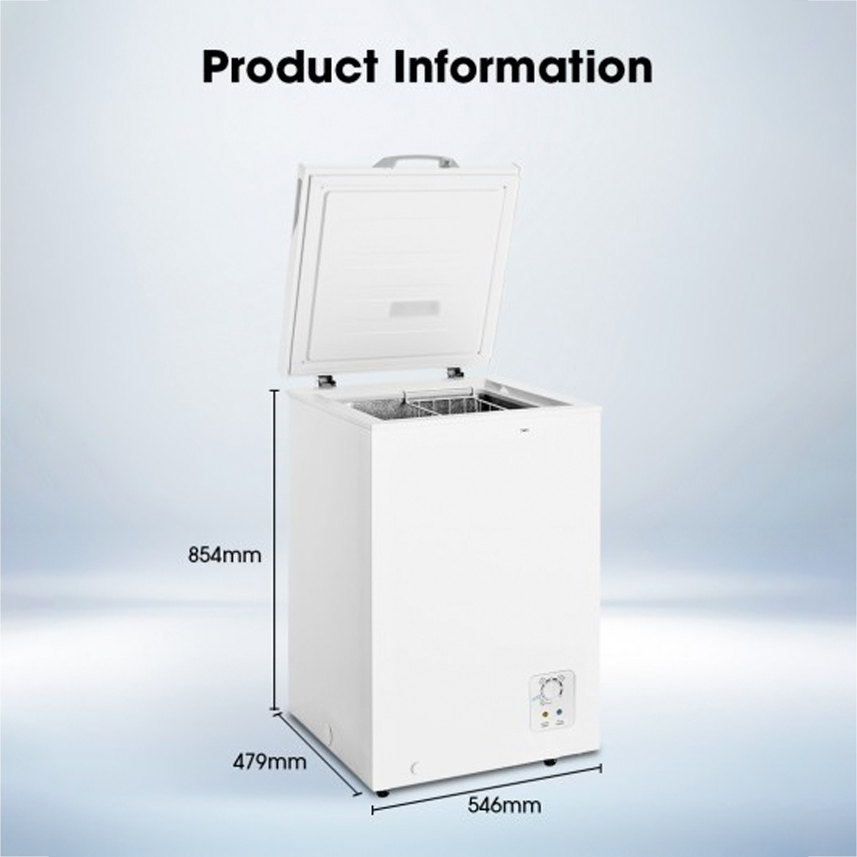 ไฮเซ่นส์ ตู้แช่แข็ง รุ่น RF129N4TW1 ขนาด 3.7 คิว สีขาว_2