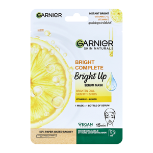 Garnier Skin Natural Serum Mask Light Complete White Up 28g.