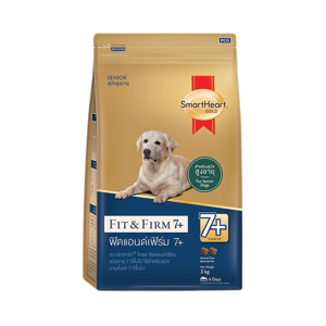 SMART HEART Gold Dog Food for Senior 7+ Years Fit & Firm Formula 3 kg.