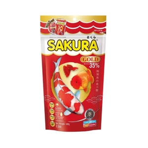SAKURA Gold Fish Food Size B 100 g.