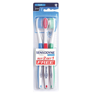 Sensodyne Sensitive Extra Soft Toothbrush Pack3