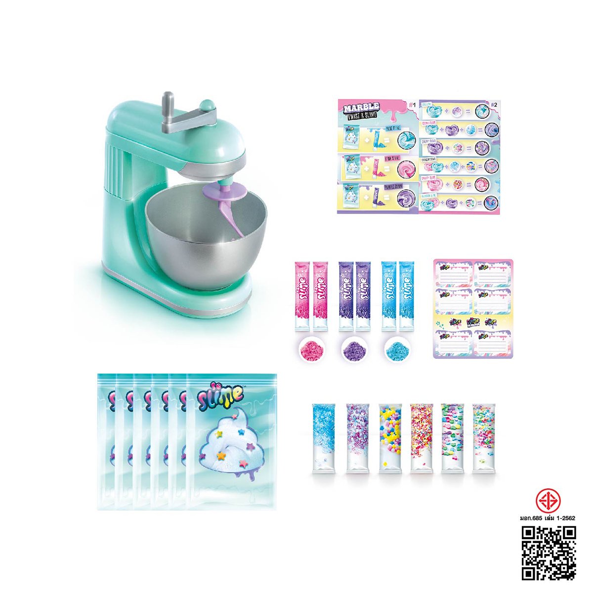 วี อาร์ ทอย ชุดเครื่องปั่นสไลม์ DIY รุ่น 76631 (สินค้าคละสี ไม่สามารถเลือกได้)_3