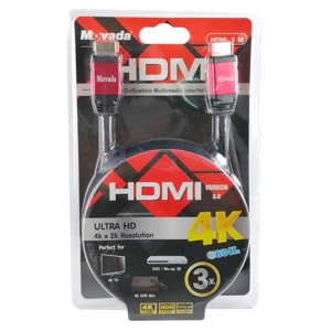 MOVADA HDMI 4K Cable V2.0 Model HDMI-3M Length 3 m.
