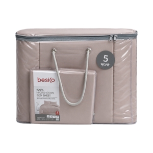 BESICO Bed Set 5 ft. + Comforter 70" x 90" Pink