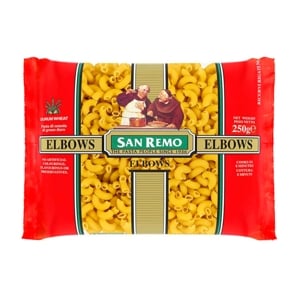 Sanremo Elbows Pasta 250g.