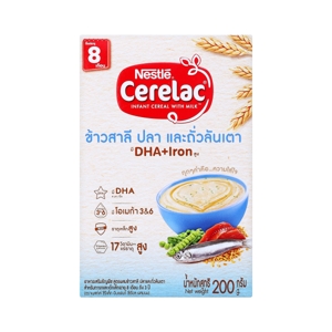 CERELAC Infant Cereal with Wheat, Fish, and Amaranth 200 g.
