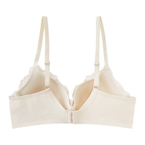 เบสิโค เสื้อชั้นในไร้โครง แต่งลูกไม้ สำหรับผู้หญิง รุ่น FSMN2307LN001 สีเบจ_thumbnail_1