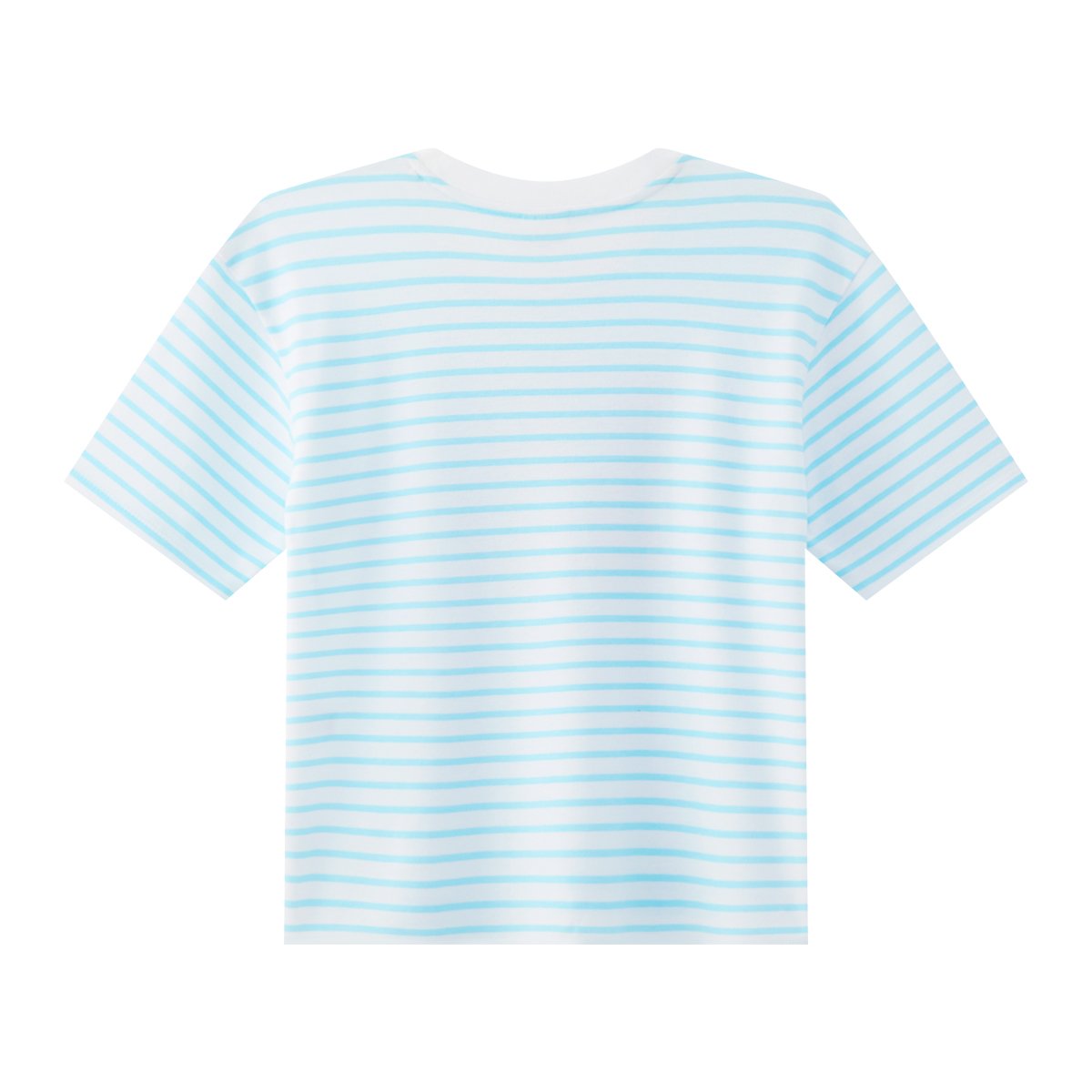 เบสิโค เสื้อยืดริ้วผู้หญิง รุ่น FDNC25Q2LC002 สีฟ้า_1