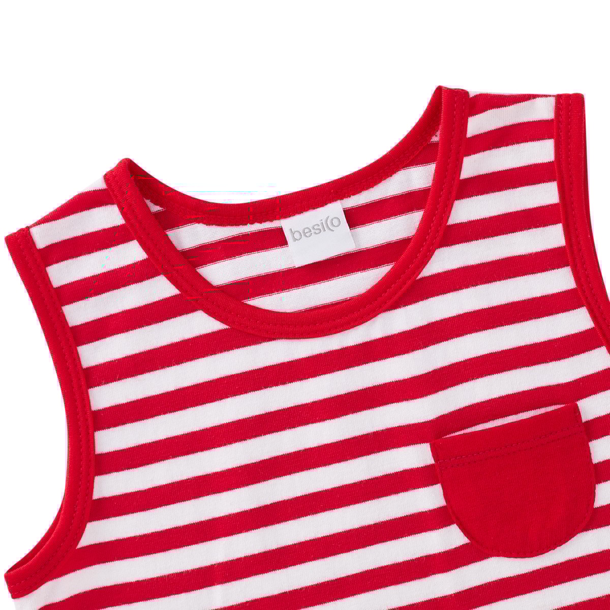 เบสิโค เสื้อกล้ามเด็กชาย รุ่น BKAS2509TB04 สีแดง_2