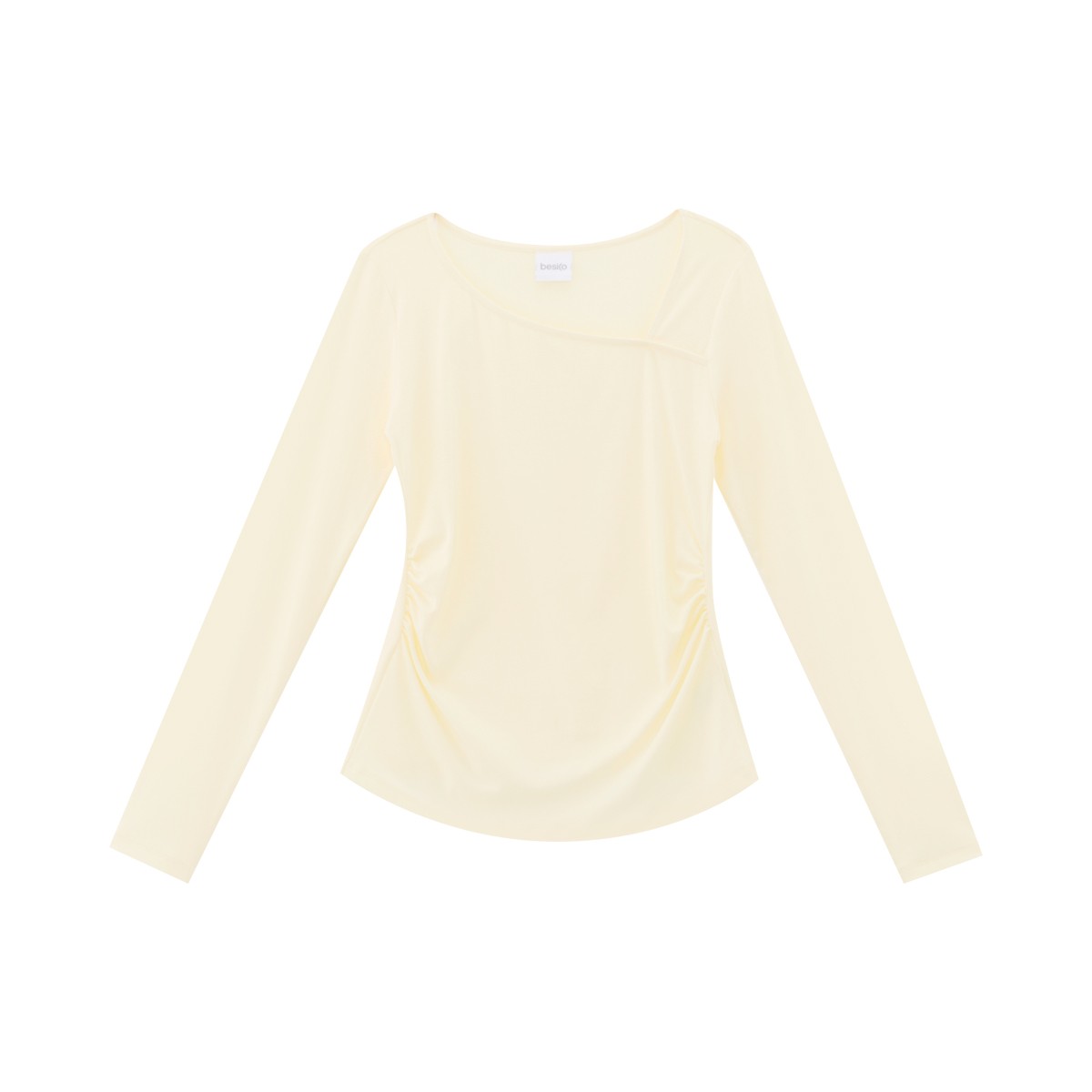 เบสิโค เสื้อแขนยาวผู้หญิง สีครีม