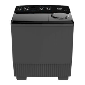 ชาร์ป เครื่องซักผ้าฝาบน 2 ถัง รุ่น ES-TW130BK ขนาด 13 กก._thumbnail_1