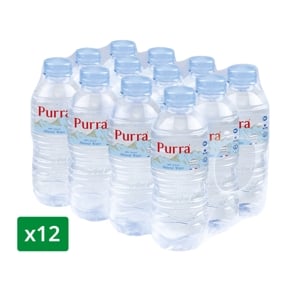 Purra Natural Mineral Water 330ml. Pack 12