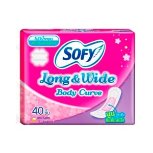 Sofy Pantyliner Long and Wide Unscemted 40pcs.