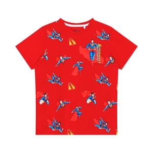 ซูเปอร์แมน เสื้อยืดเด็กชาย สีแดง