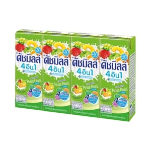 DutchMill Drinking Yoghurt UHT Milk Mix Fruit 165ml.Pack4