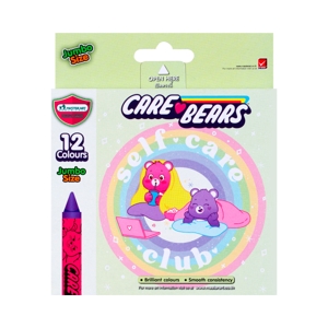มาสเตอร์อาร์ต x แคร์แบร์ สีเทียนจัมโบ้ 12 สี คละลาย_thumbnail_2