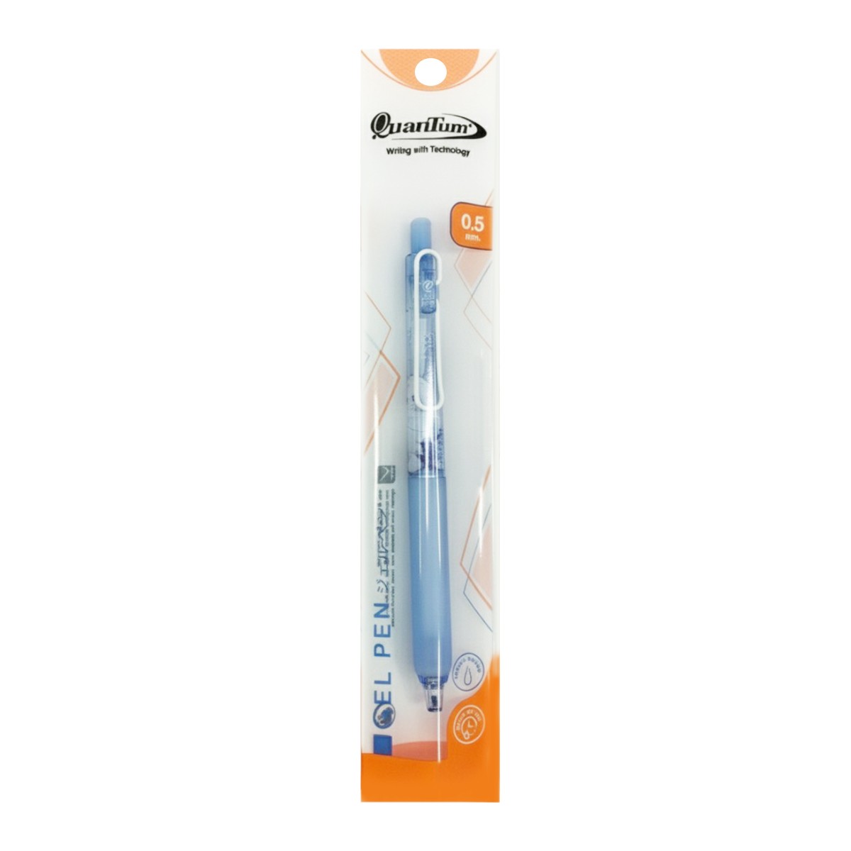 ควอนตั้ม ปากกาเจล รุ่น FI640033 ขนาด 0.5 มม. สีน้ำเงิน คละแบบ_2