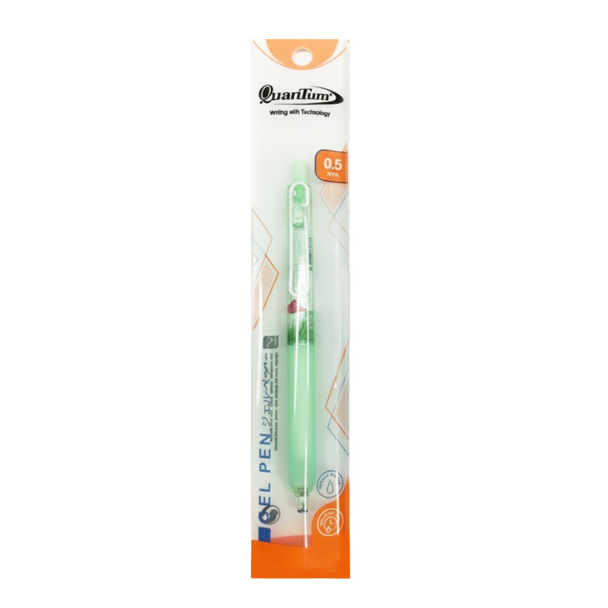 ควอนตั้ม ปากกาเจล รุ่น FI640033 ขนาด 0.5 มม. สีน้ำเงิน คละแบบ_3