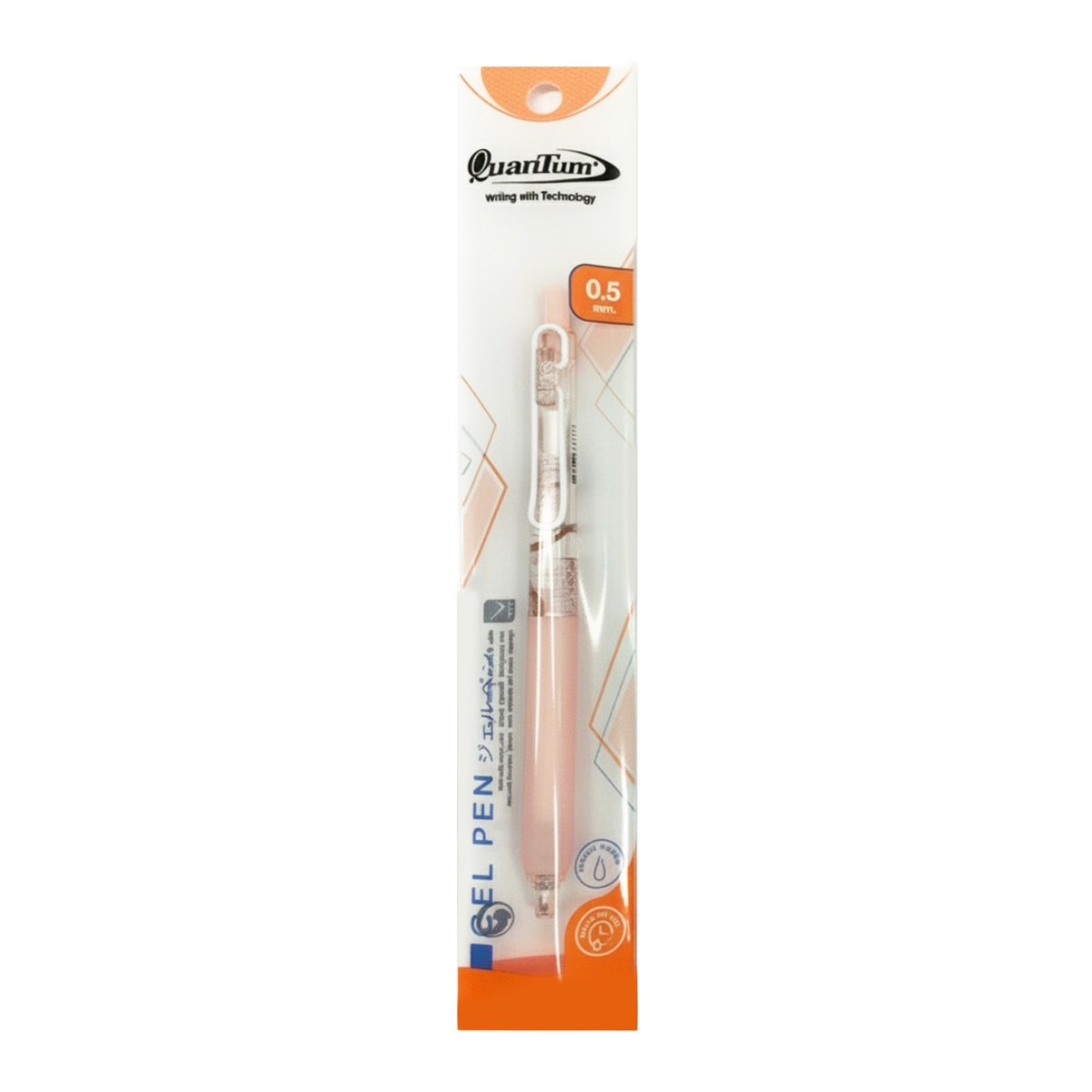 ควอนตั้ม ปากกาเจล รุ่น FI640033 ขนาด 0.5 มม. สีน้ำเงิน คละแบบ_4
