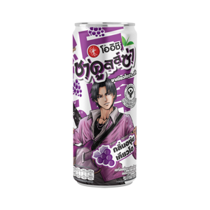 Oishi Chakulza Sparkling Green Tea Kyoho Grape Flavored 320ml.