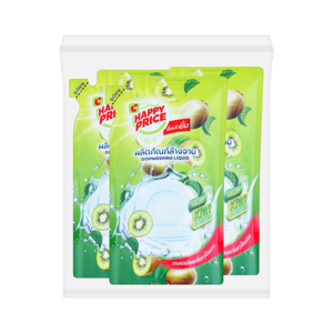 บิ๊กซี แฮปปี้ ไพรซ์ น้ำยาล้างจาน กลิ่นกีวี 400 มล. x 3 ถุง_thumbnail