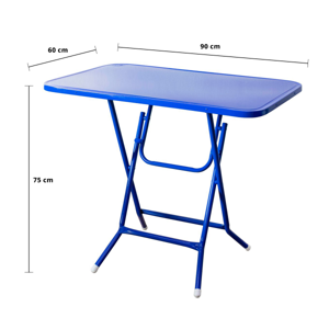 เบสิโค โต๊ะพับอเนกประสงค์ รุ่น NF-62 ขนาด 90 x 60 x 75 ซม. สีน้ำเงิน_thumbnail_1