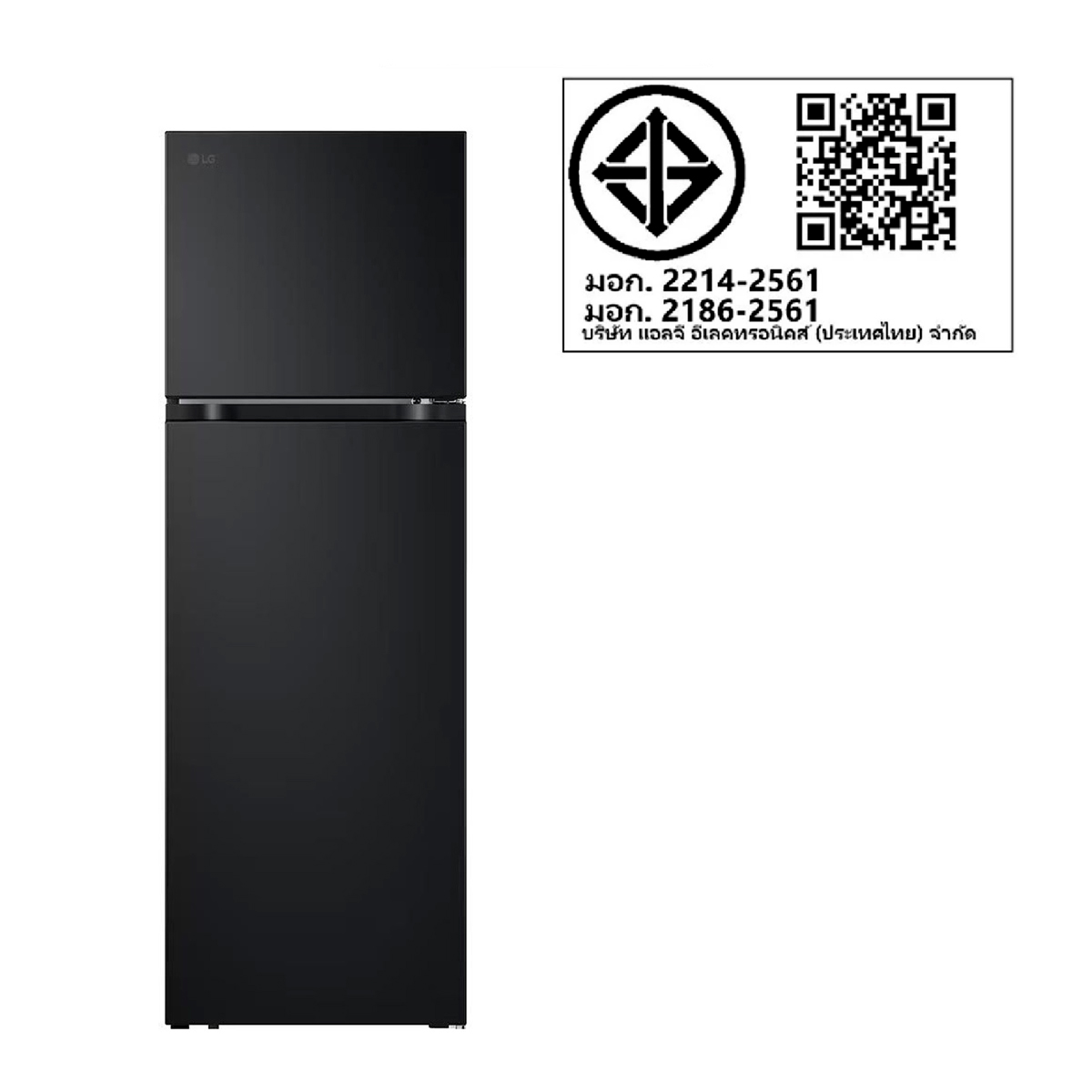 แอลจี ตู้เย็น 2 ประตู รุ่น GN-B262PQSF 9.4 คิว สีดำแมท_2
