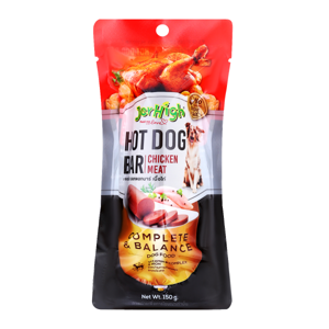 Jerhigh Hot Dog Bar Chicken 150g.