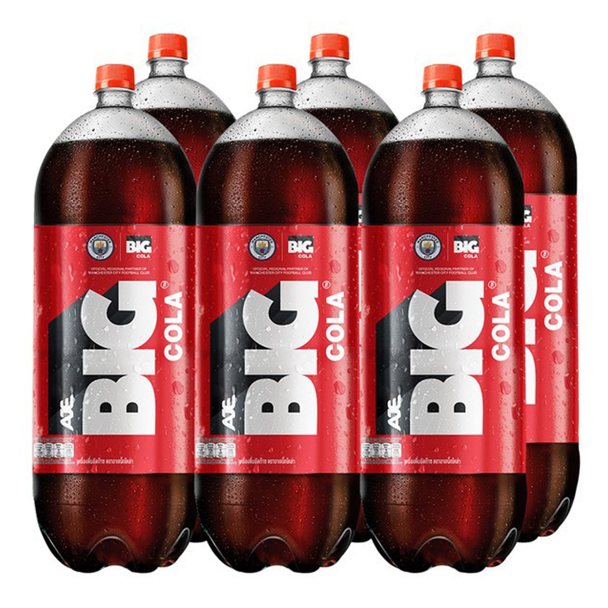 อาเจ บิ๊ก น้ำอัดลม รสโคล่า 3100 มล. x 6 ชิ้น_1