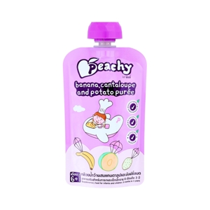 Peachy Banana, Cantaloupe & Potato Puree 110 G