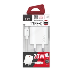 ริซซ์ ชุดสายชาร์จ 20 วัตต์ รุ่น RWC-336H สีขาว_thumbnail