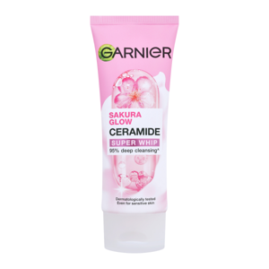 Garnier Skin Naturals Sakura Glow Hyaluron Super Whip Foam 100ml.