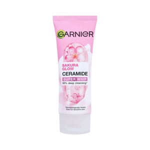 GARNIER Skin Naturals Sakura Glow Hyaluron Super Whip 100 ml.