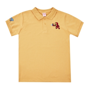 เบสิโค x มาร์เวล เสื้อโปโลแขนสั้น สำหรับเด็กชาย รุ่น WMAV2211LB601 สีเหลือง_thumbnail