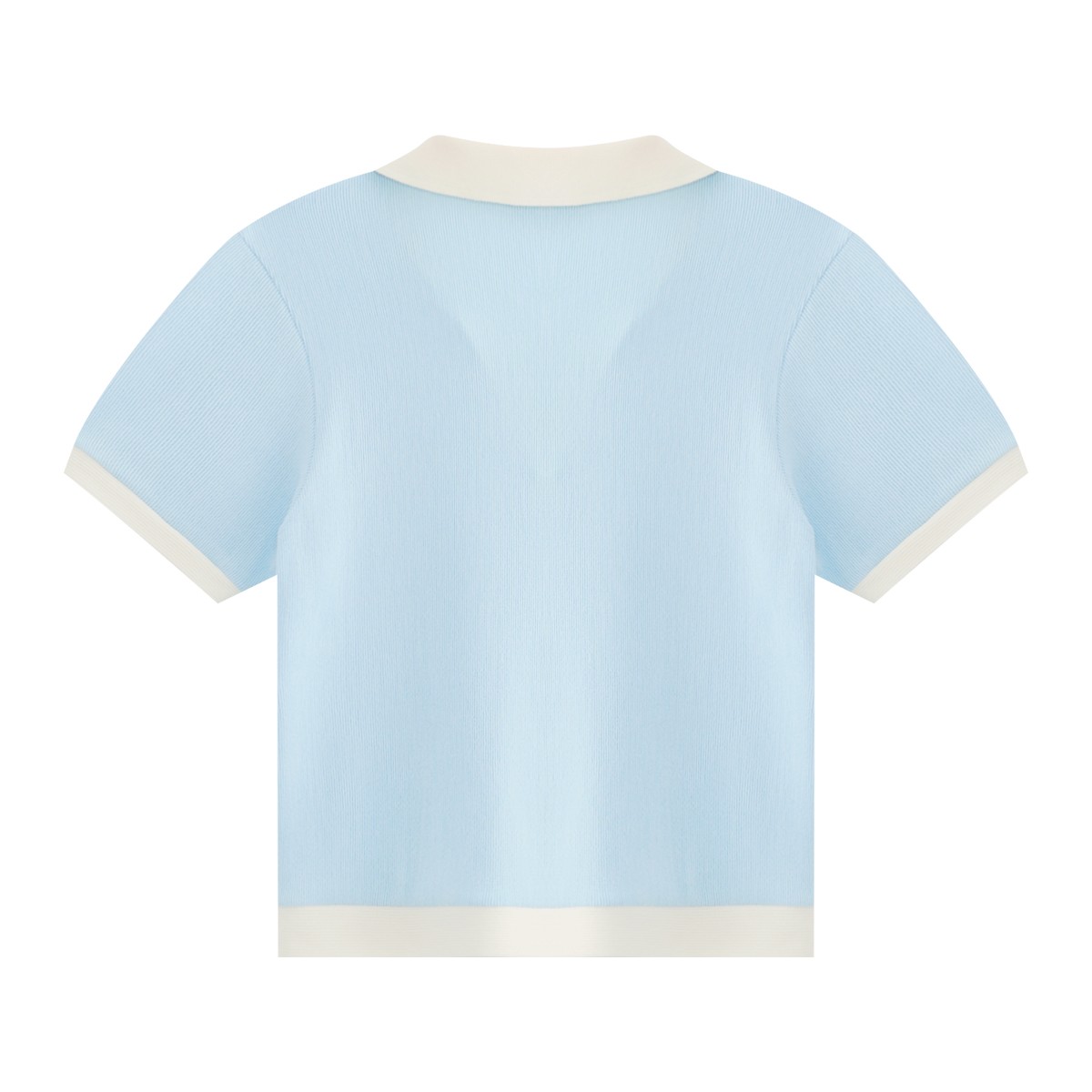 เบสิโค เสื้อโปโล Regular สำหรับผู้หญิง รุ่น FPET25Q3LC004 สีฟ้า_1