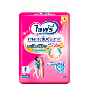 ไลฟ์รี่ กางเกงซึมซับมาก ขนาด L 18 ชิ้น x 4 แพ็ค_thumbnail_2