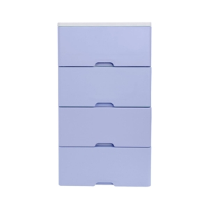 BESICO 4 Tier Drawer Cabinet Curve No. 1134 Blue Color