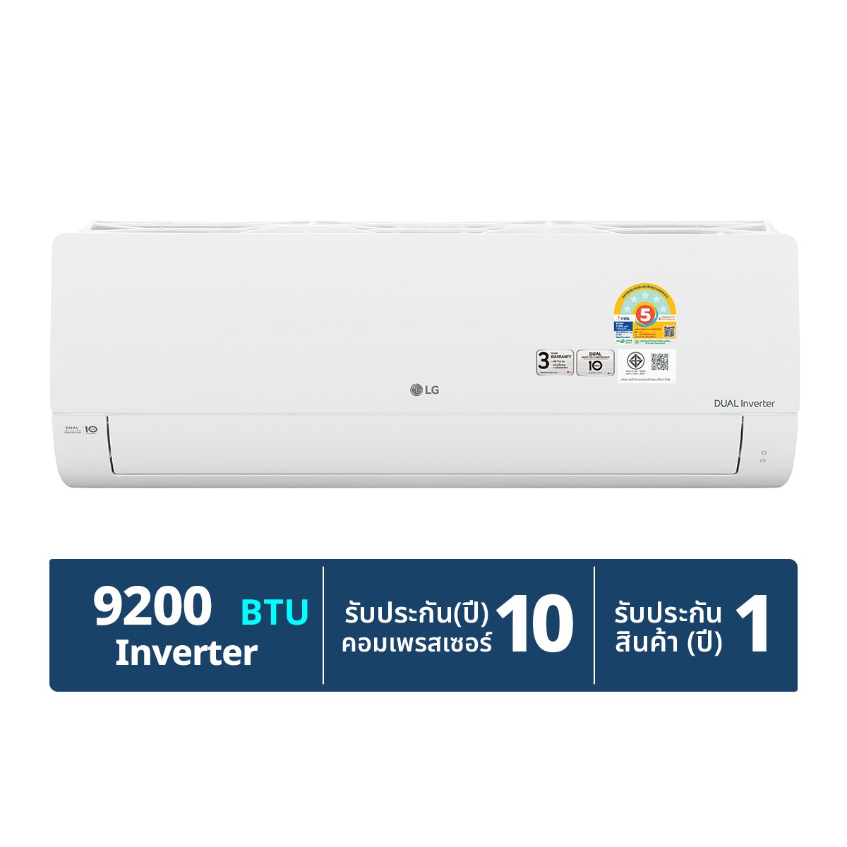 แอลจี แอร์ติดผนัง รุ่น IVY11AN.JU1 9200 บีทียู สีขาว