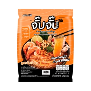 โอทอป จั๊บจั๊บ ก๋วยจั๊บอุบลกึ่งสำเร็จรูป รสต้มยำกุ้ง 75 ก._thumbnail_1